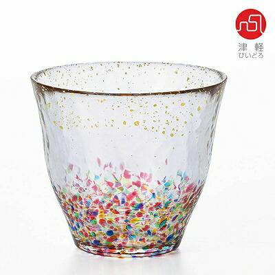 石塚硝子 ISHIZUKA GLASS アデリアグラス ADERIA GLASS 津軽びいどろ 330ml MATSURI まつり金彩ロックグラス  F71890  HANABI はなび金彩ロックグラス  F71895｜wadatoki｜02