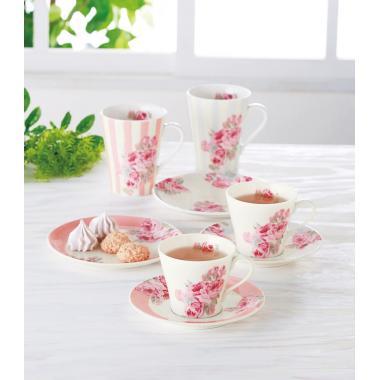 ローラアシュレイ LAURA ASHLEY ローズ ５客コーヒーセット LA10-2