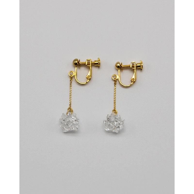HARIO ハリオ Earrings イヤリング シロツメクサ HAP-C-005E | HARIO