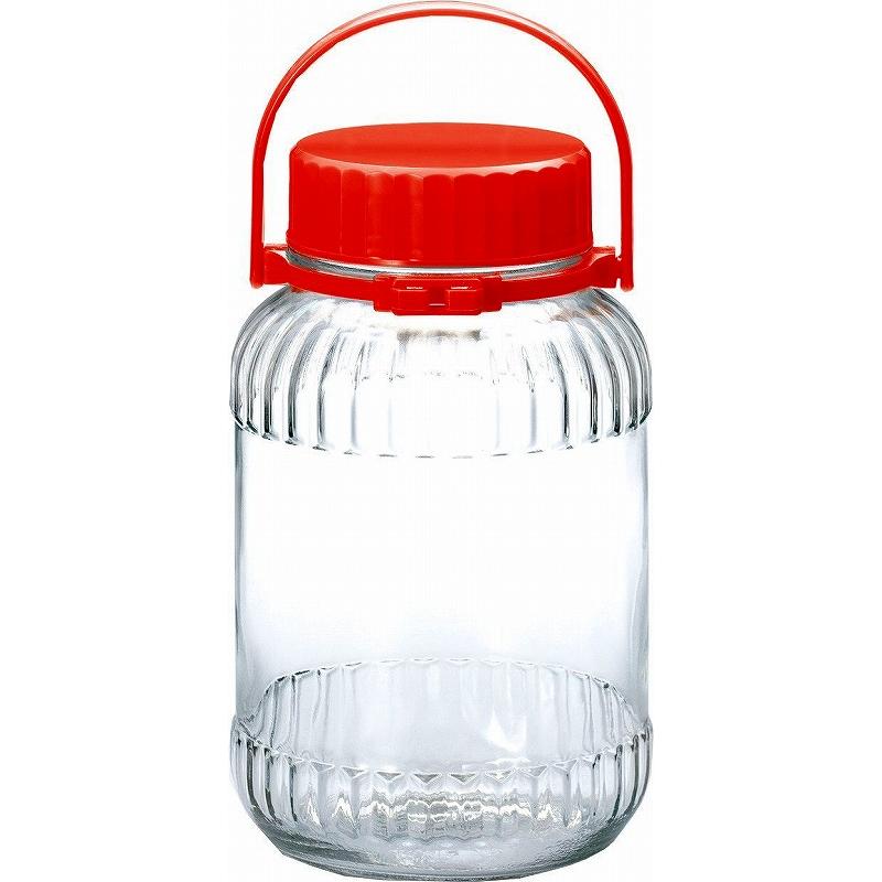 東洋佐々木ガラス 果実酒びん ４リットル（５号） 保存容器 4000ml I-71804-R-C-JAN 6個セット 梅酒 | 東洋佐々木ガラス