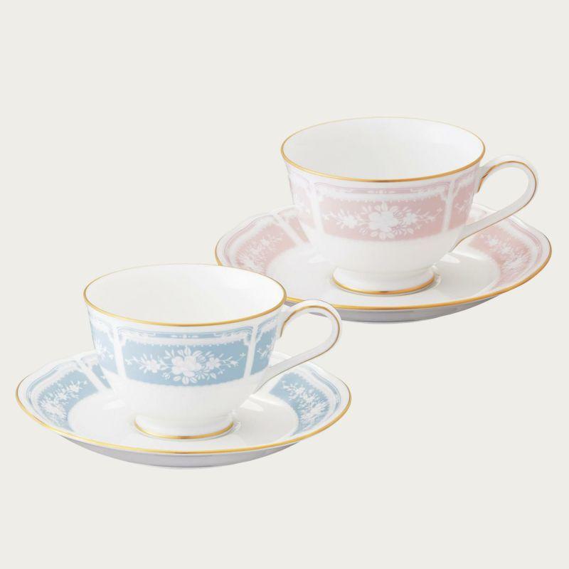 ノリタケ Noritake レースウッドゴールド ティー・コーヒー碗皿ペア
