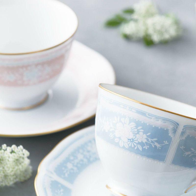 ノリタケ Noritake レースウッドゴールド ティー・コーヒー碗皿ペア 