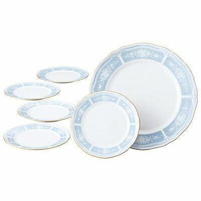 新品　ノリタケ　Noritake グランブロシェ 17㌢　4枚　プレート　お皿 ノリタケ Noritake レースウッドゴールド パーティーセット Y6714A