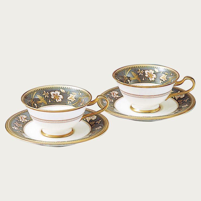ノリタケ Noritake サブライム ティー・コーヒー碗皿ペアセット カップ 