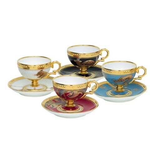 ノリタケ Noritake SHISHIN 四神 ティー・コーヒー碗皿セット ノリタケ Noritake SHISHIN 四神 ティー・コーヒー碗皿セット