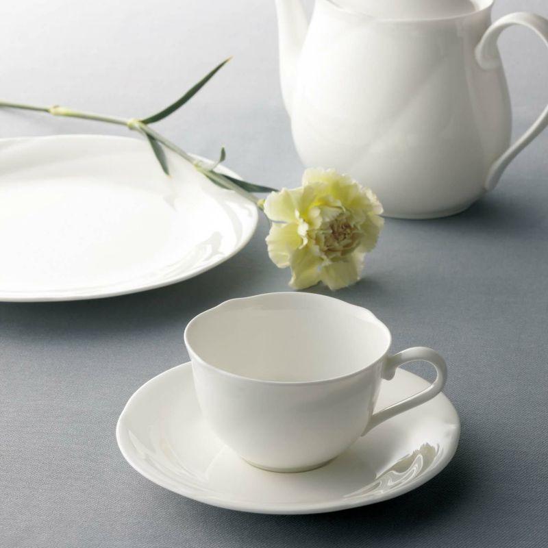 ノリタケ Noritake アンサンブルホワイト ティー・コーヒー