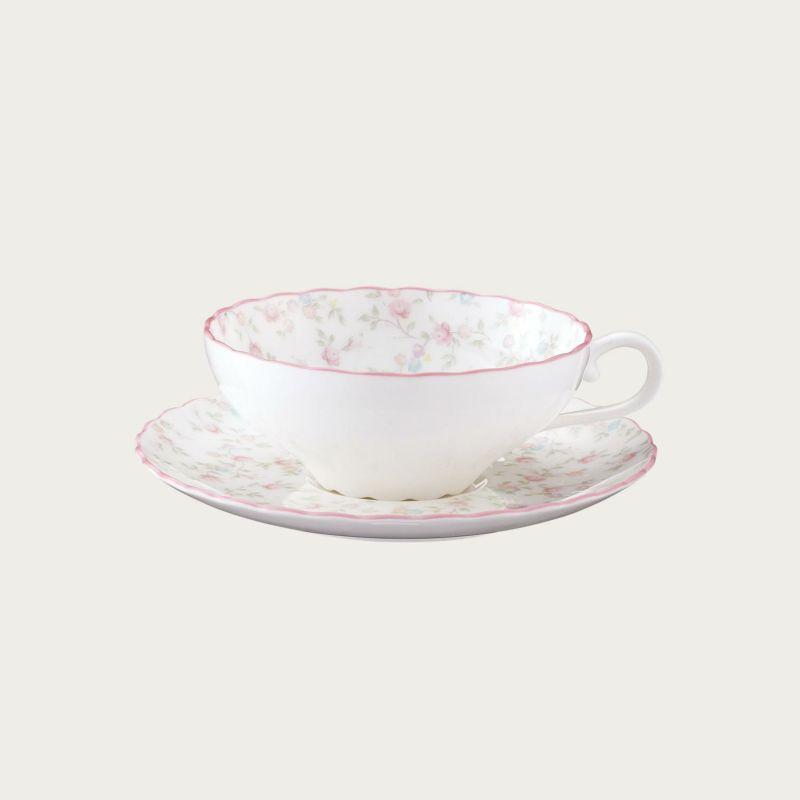 ノリタケ Noritake キューティーローズ ティー碗皿 ティーカップ