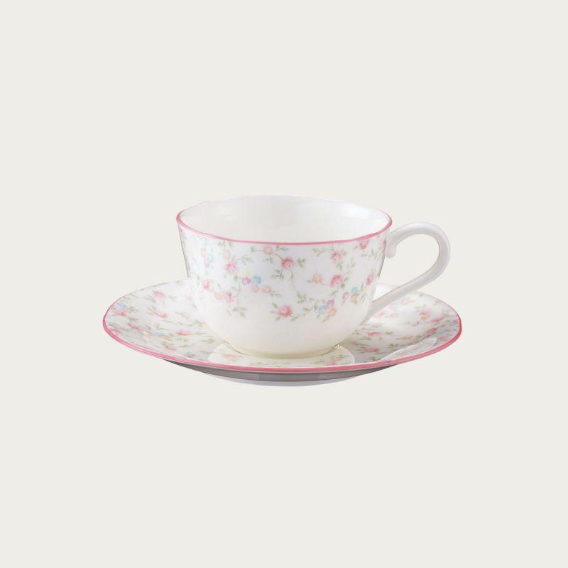 ノリタケ Noritake キューティーローズ ティー・コーヒー碗皿 カップ 