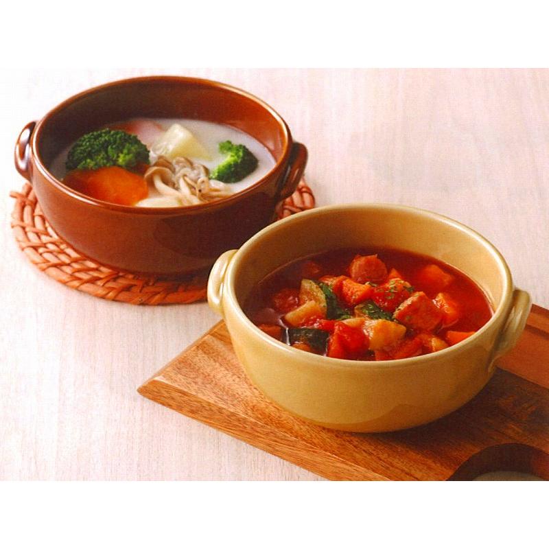 三陶 萬古焼 スープ・シチューボウル S スープボウル 中鉢 アメ 18777