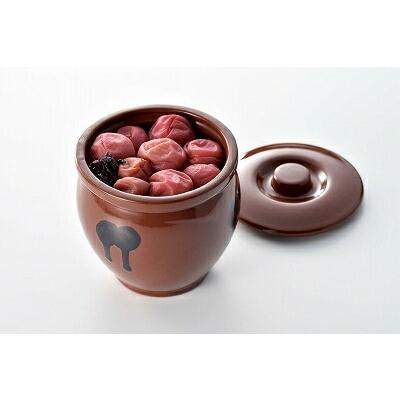 三陶 常滑焼 土物蓋付ミニかめ(アメ色) 8合 1440ml 19055 梅干し保存