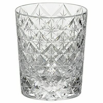 驚きの値段 Kagami Crystal カガミクリスタル 江戸切子 ロックグラス 七宝 伝統工芸士 鍋谷聰 250cc T748 24 高級感 Cygen Eu