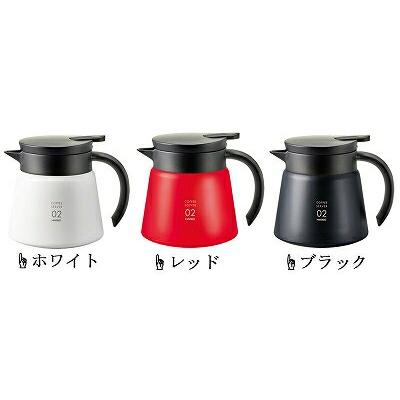 Hario ハリオ V60 保温ステンレスサーバー 600ml Vhs 60w Vhs 60r Vhs 60b コーヒーサーバー Vhs60 Wada Toki 通販 Yahoo ショッピング