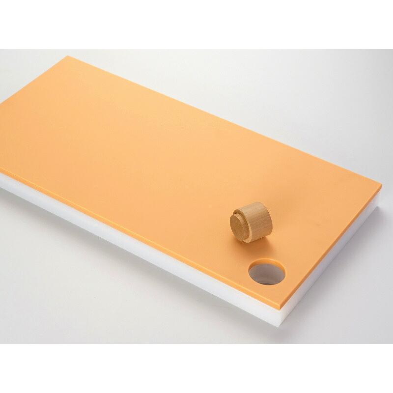 Ｋ型 鮮魚用まな板 ５号Ｂ (30mm+10mm)の画像
