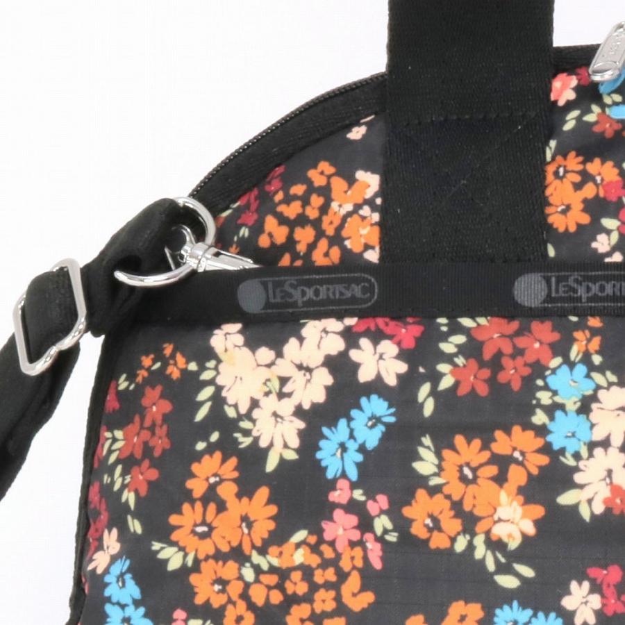 レスポートサック ショルダーバッグ  ヨークサッチェル LeSportsac 3561 E716 FLORAL SPICE ブラック｜wadatsumi｜04