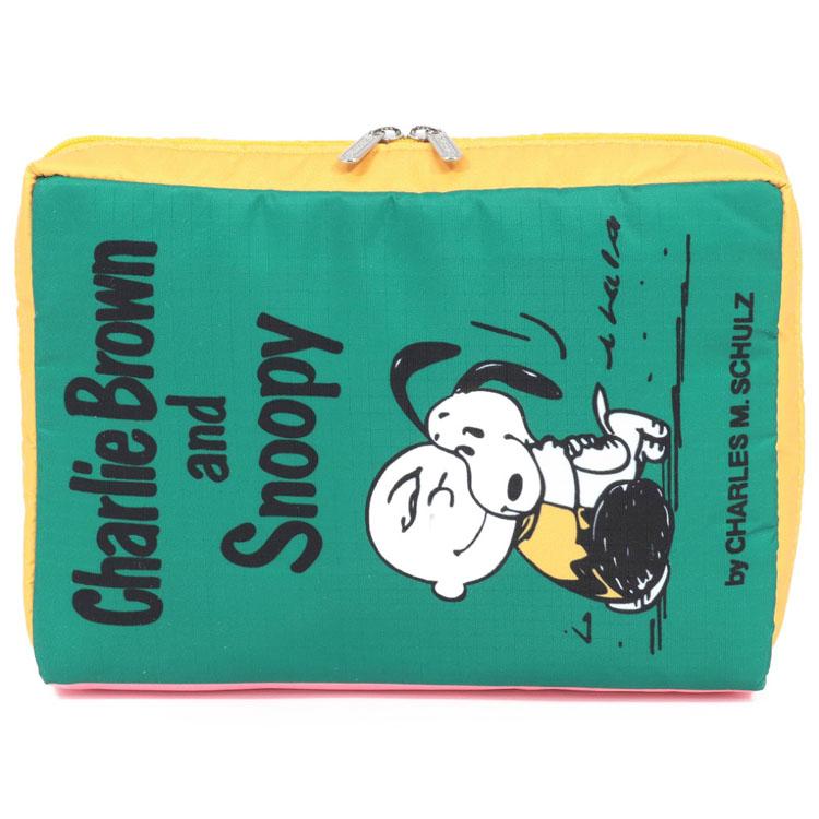 LeSportsac レスポートサック ポーチ 4225 BOOK POUCH E926 CHARLIE BROWN POUCH 4225