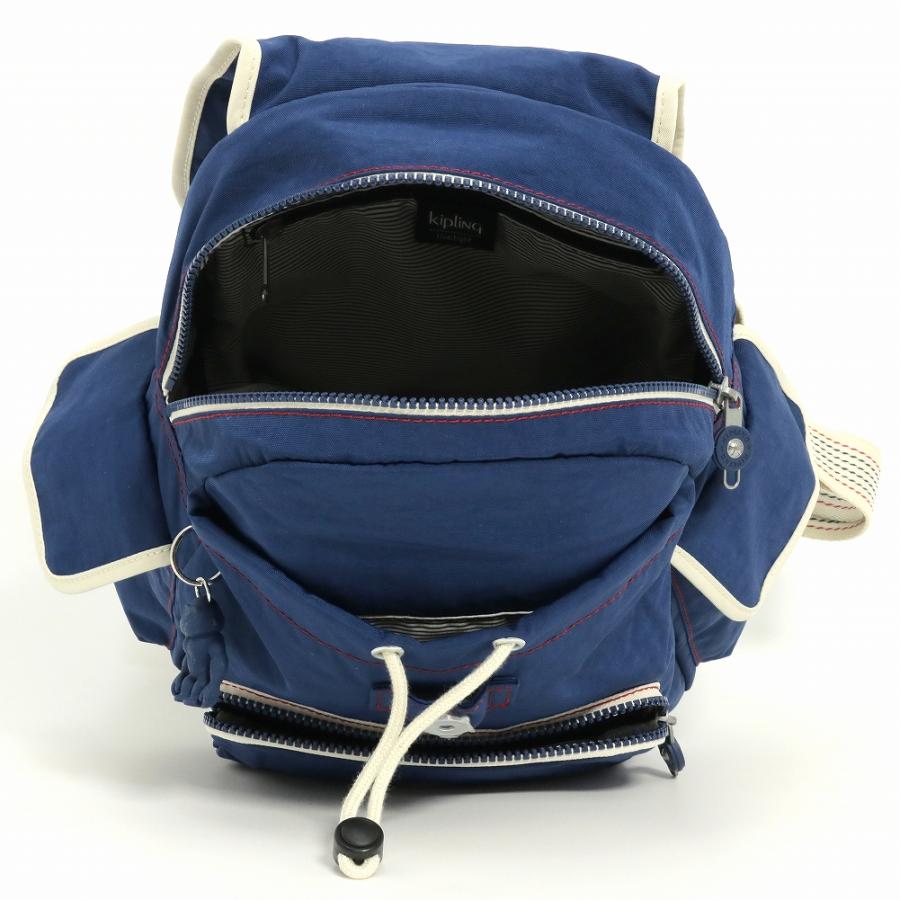 Kipling キプリング リュックサック CITY PACK S Admiral Blue Block｜wadatsumi｜03