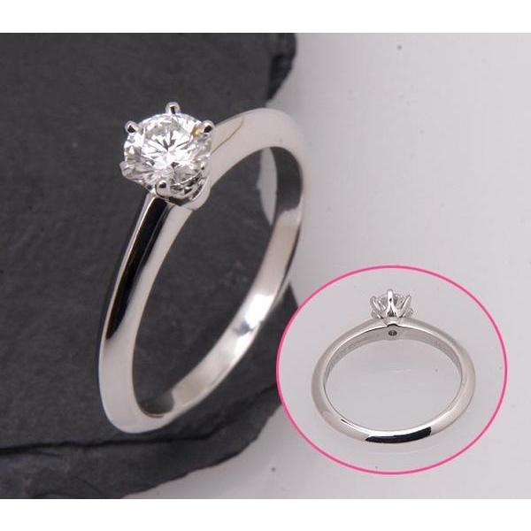 質屋出品》TIFFANYティファニー☆Pt950天然ダイアモンド0.34ctリング