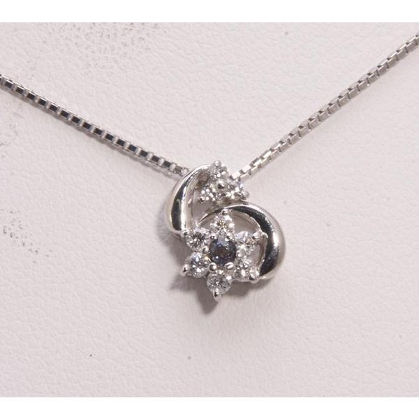 質屋出品》Pt850/900☆天然アレキサンドライトネックレス☆C