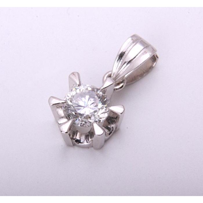 質屋出品》Pt900☆天然ダイアモンド立爪ペンダントトップ☆C-4241 