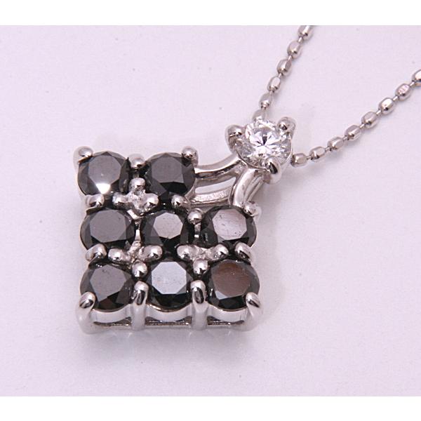 《質屋出品》k18WG★天然ダイアモンド1.00ctペンダントネックレス★C-4531
