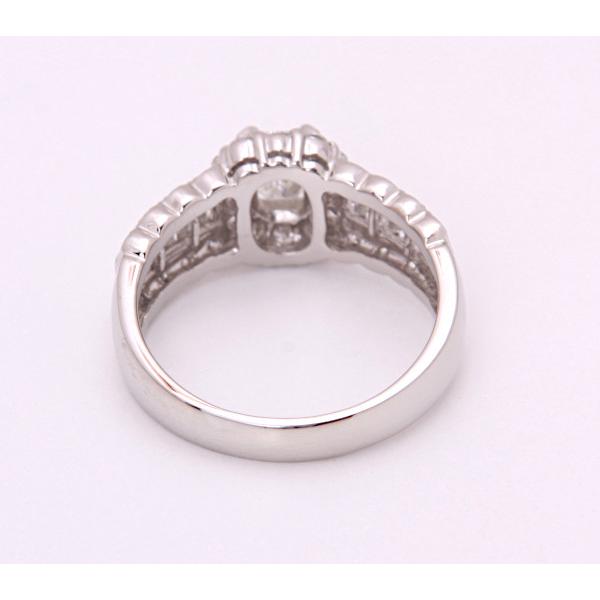 質屋出品》Pt900☆天然ダイアモンド0.579ct+0.81ctリング☆C-5898 : c 
