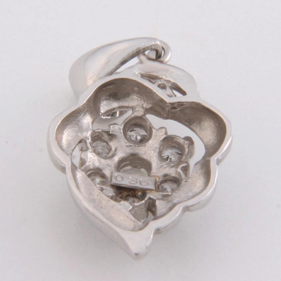 ダイヤペンダントヘッド　トップ　ダイヤ Pt900　0.34カラット ペンダントトップ Pt900 ダイヤ付 (Type-OC) 大