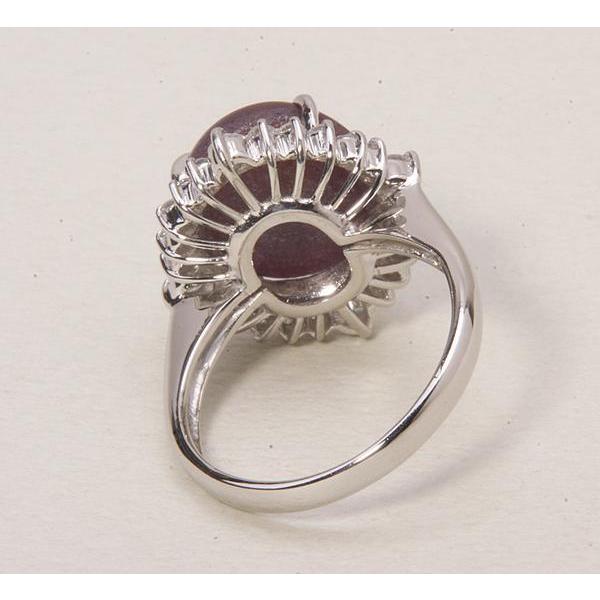 質屋出品》Pt900☆訳ありスターサファイア7.56ctリング☆k-3037 : k  