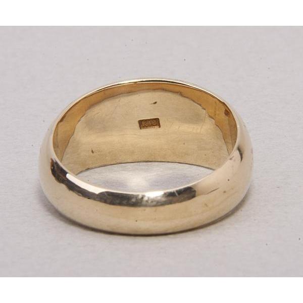 【期間限定お値下げ中】k18デザインリング 中古品】K18 デザインリング 11号 3.5g［44］