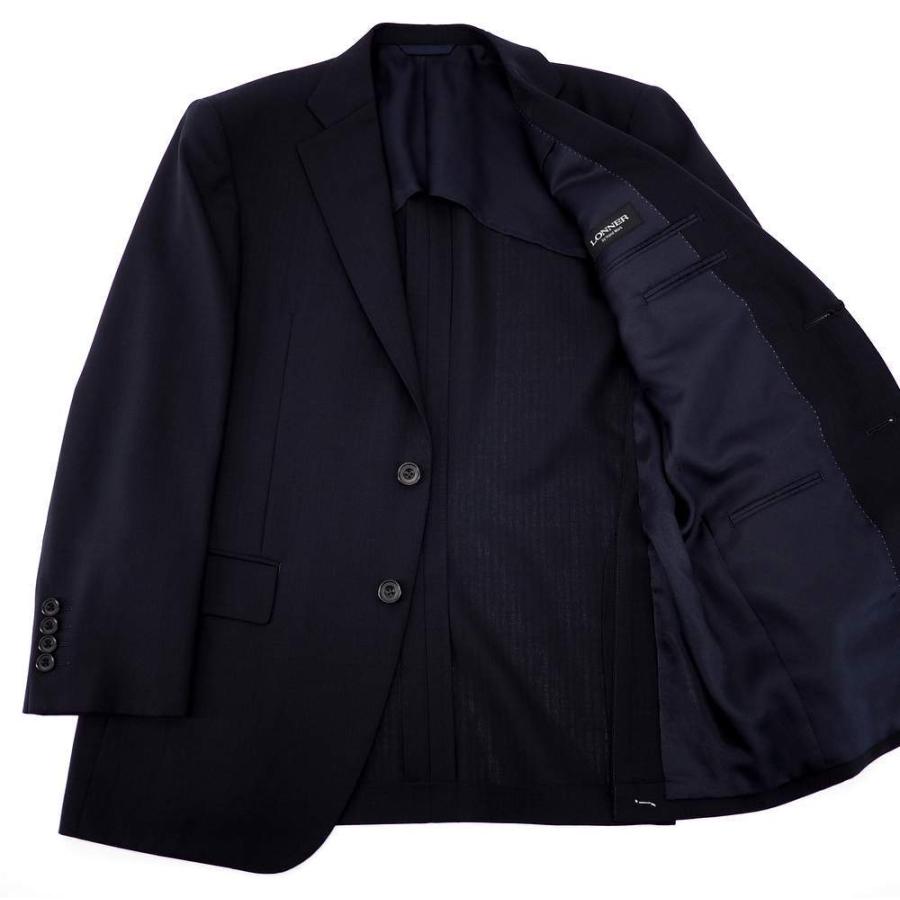 ロンナー スーツ シングル ワンタック ネイビー サイズ M/L メンズ ファッション カジュアル 40代 50代 60代 :91335:紳士