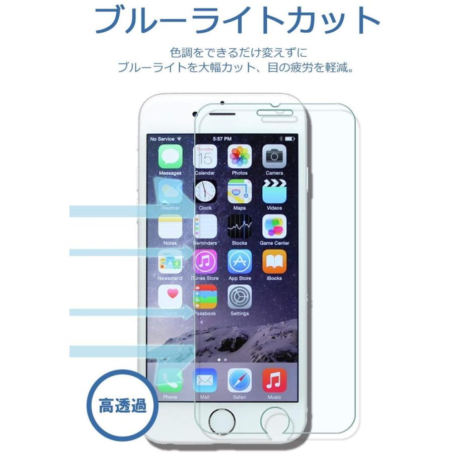 iPhone SE 2016 アイフォン 保護フィルム iPhoneSE 2016 ガラスフィルム ブルーライトiPhone5 iPhone YFF｜wadoo｜04