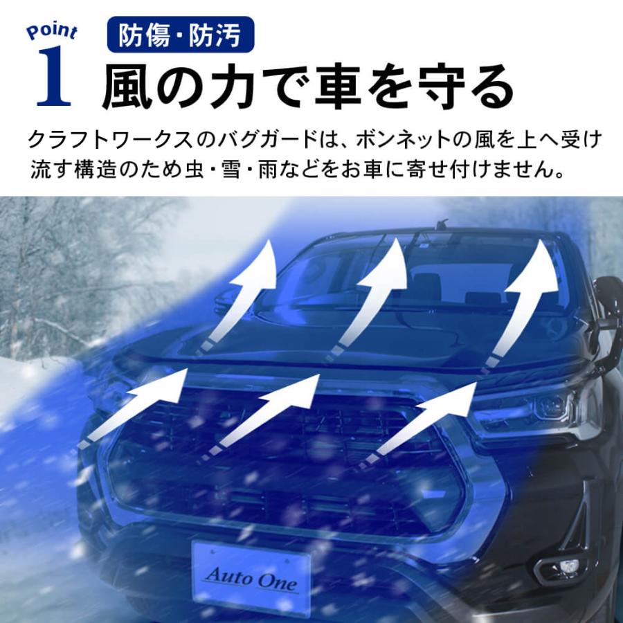 ハイラックス 前期 後期 対応 バグガード GUN125 REVO バグ ガード