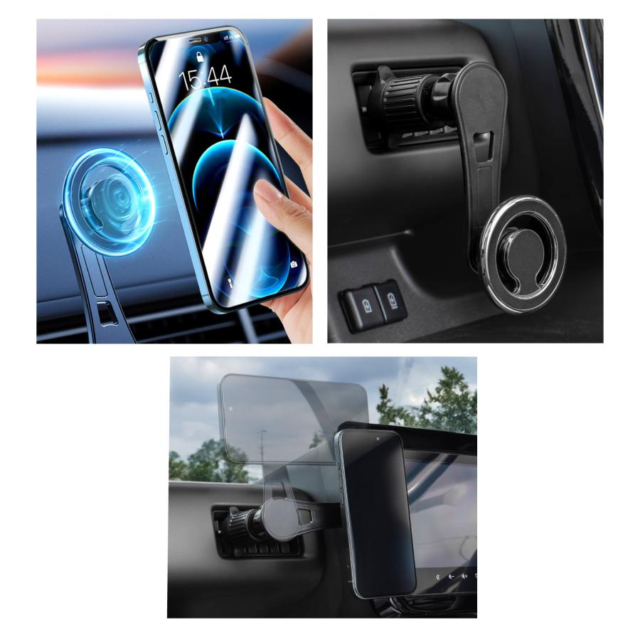 ロングアーム スマホホルダー 車載ホルダー マグセーフ mgsafe