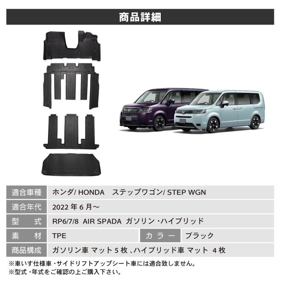 ステップ ワゴン 新型 ステップワゴン フロアマット 1台フル