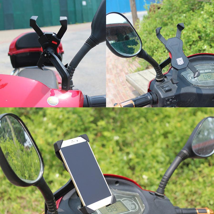 バイク用スマホホルダー ミラー 取付 バイク スマホホルダー 携帯