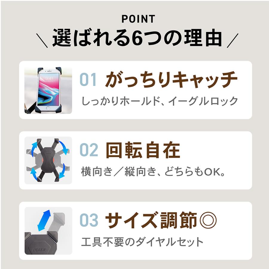 バイク用スマホホルダー ミラー 取付 バイク スマホホルダー 携帯