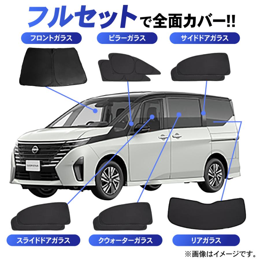 セレナ 新型 C28 サンシェード カーテン フルセット 専用 車中泊 セレナ 新型 C28 サンシェード カーテン フルセット 専用 車中泊