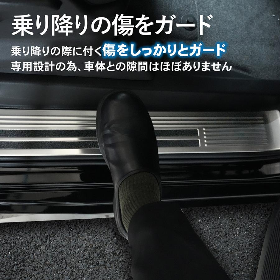セレナ 新型 C28 サイド スカッフプレート ステップガード