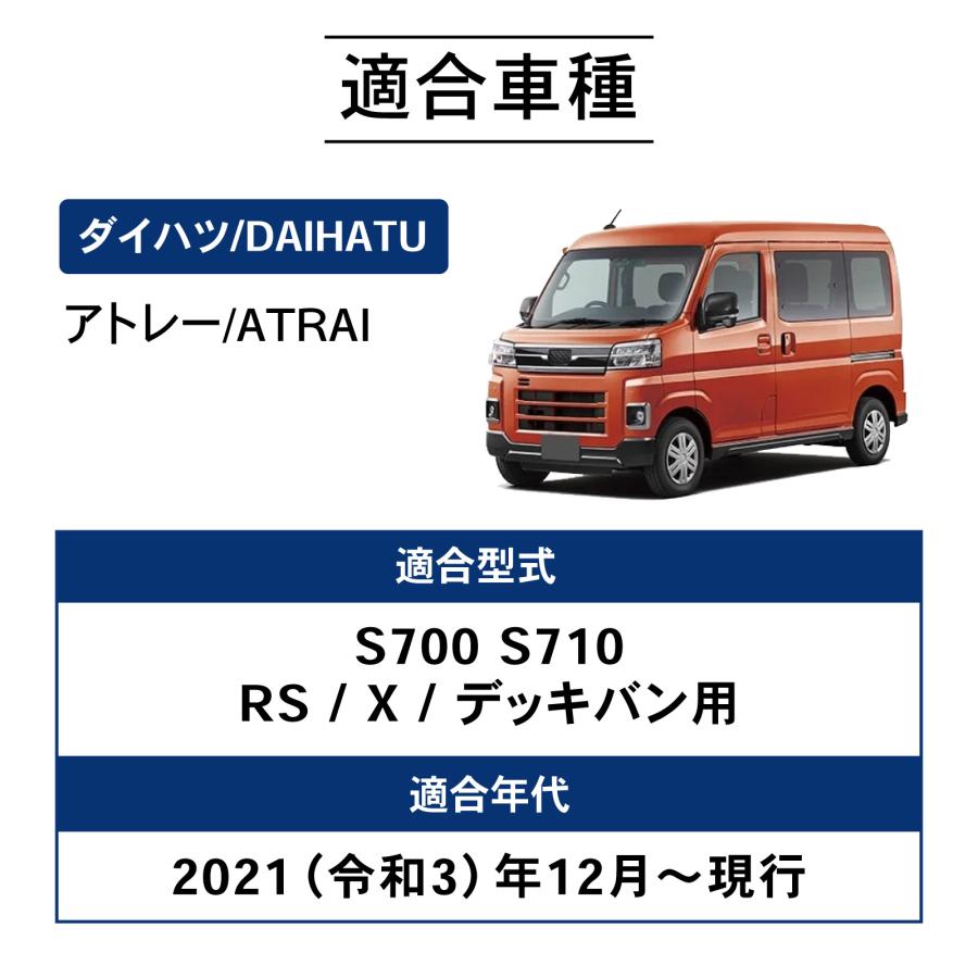 防水 防汚 新型 アトレー フロアマット 3D 荷台 トランクマット 汚れ