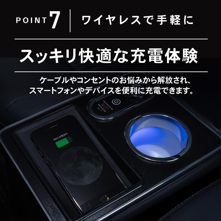 ノア ヴォクシー コンソールボックス 90系 LED アームレスト センターコンソール TYPE A CUSB ポート ハイブリッド トヨタの画像