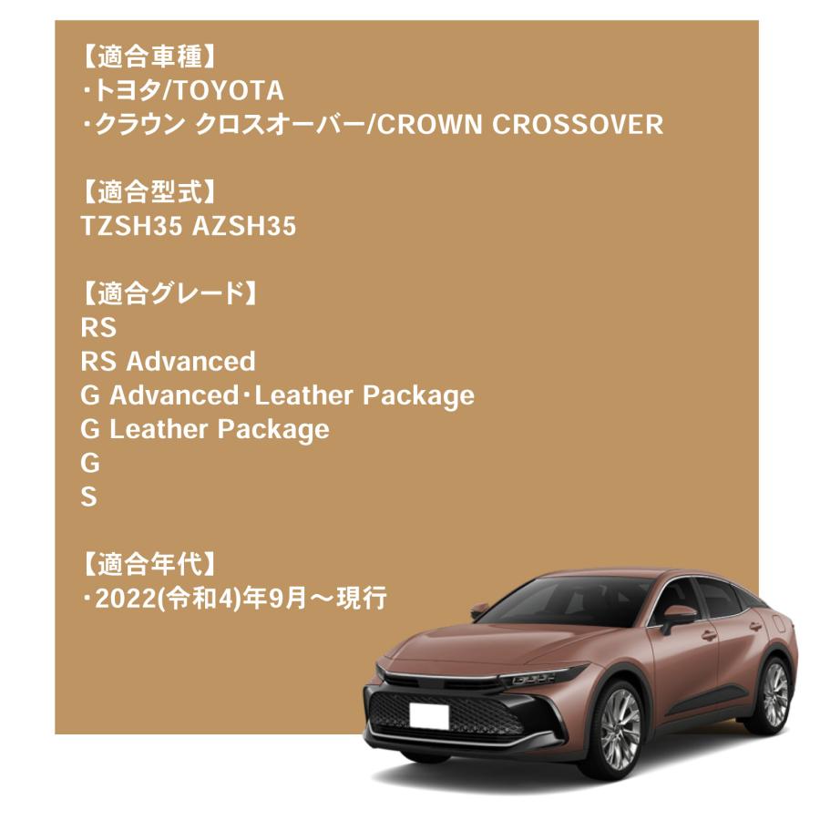クラウンクロスオーバー 35系 スカッフプレート サイド