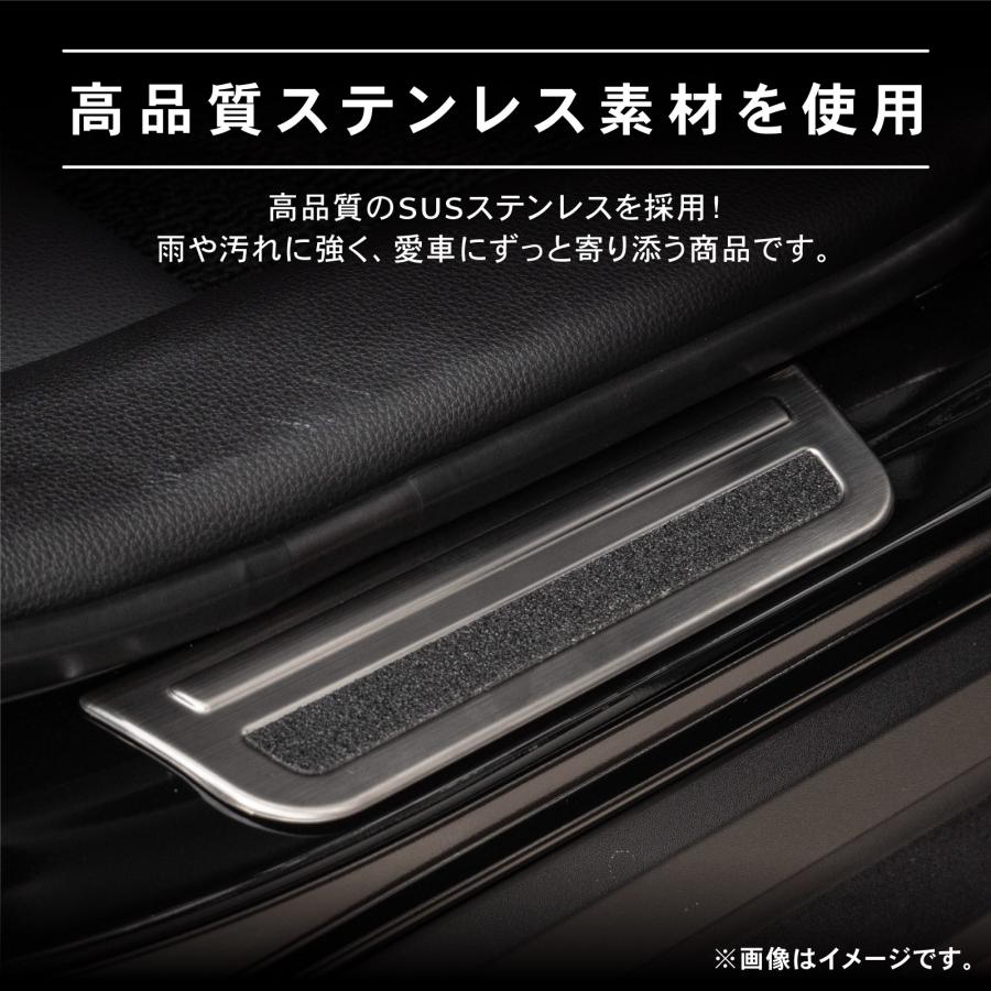 ステップワゴン RP6 RP7 RP8 スカッフプレート2P サイド ドア ステップ