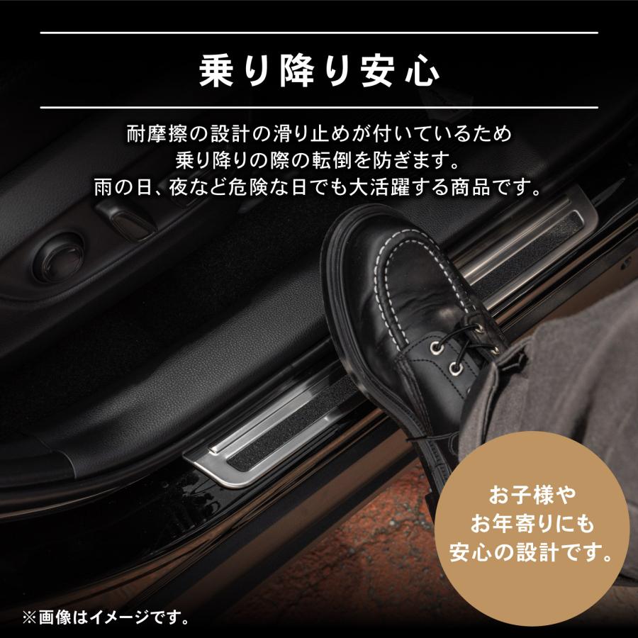 ステップワゴン RP6 RP7 RP8 スカッフプレート2P サイド ドア ステップ
