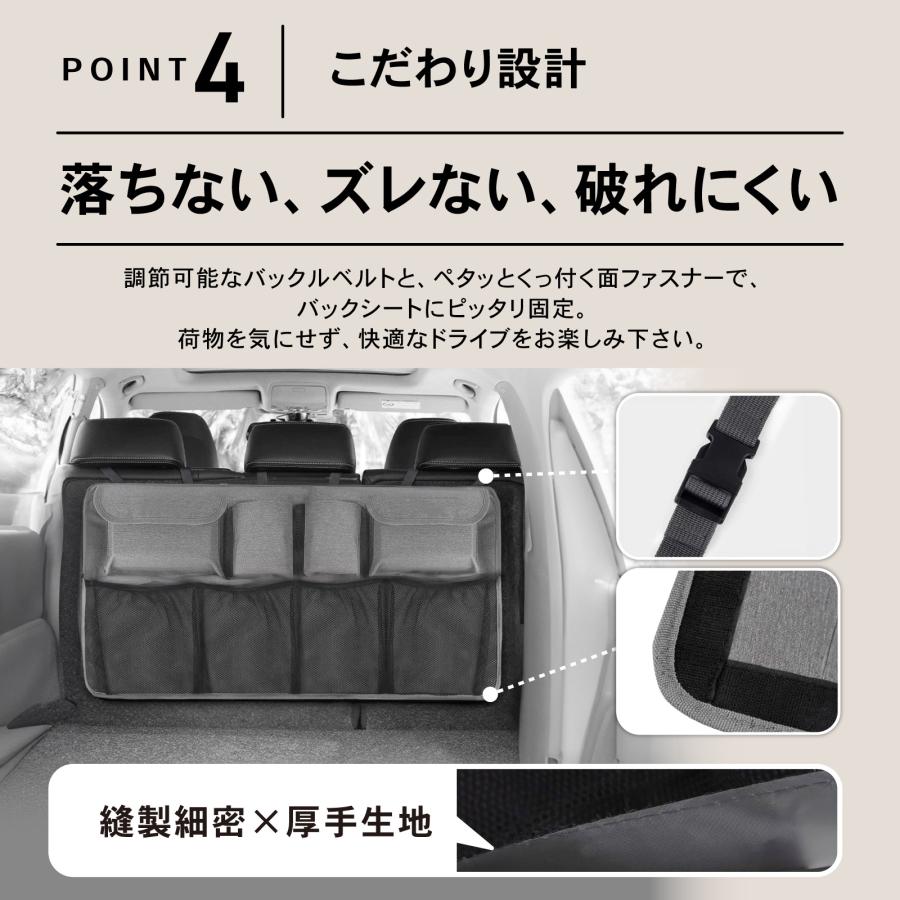 【とても値下げ中】トランクバッグ トランク収納バッグ 車 8つポケット シートバックポケット 収納