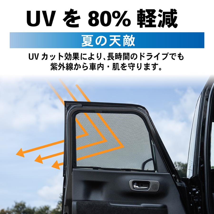 ホンダ 新型 N-BOX N-BOXカスタム JF5 JF6 専用 サンシェード メッシュ