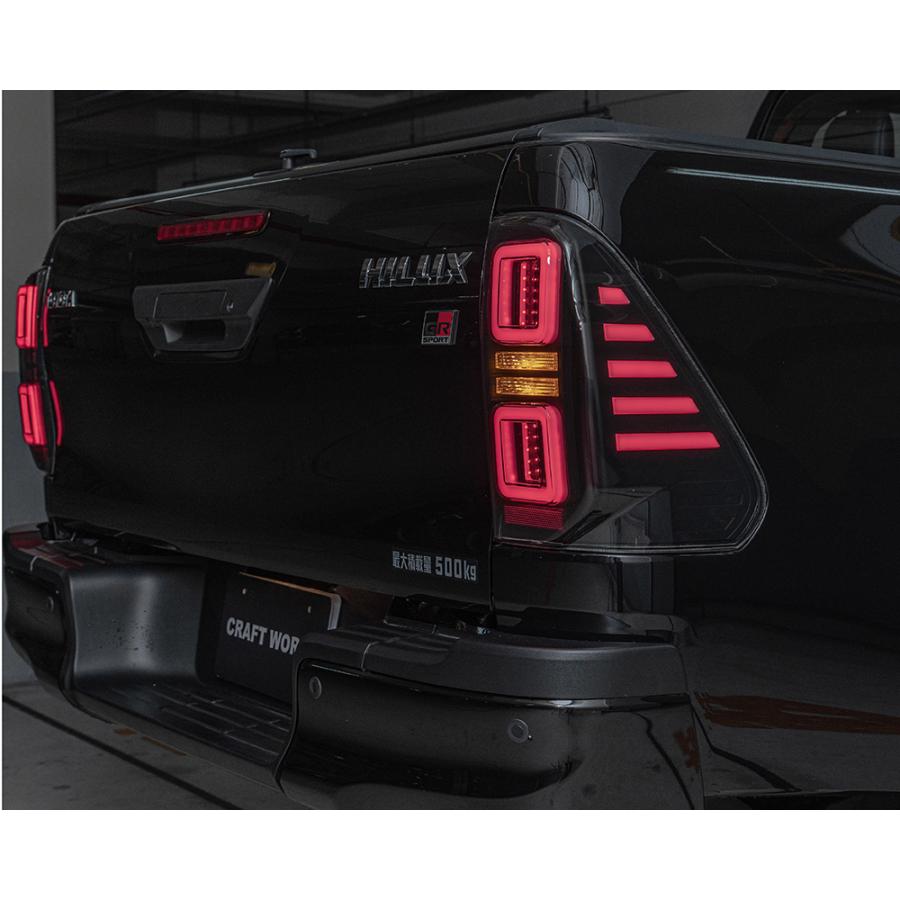 ハイラックス テールランプ LED GUN125 テール ランプ スモーク ハイラックス テールランプ LED GUN125 テール ランプ スモーク