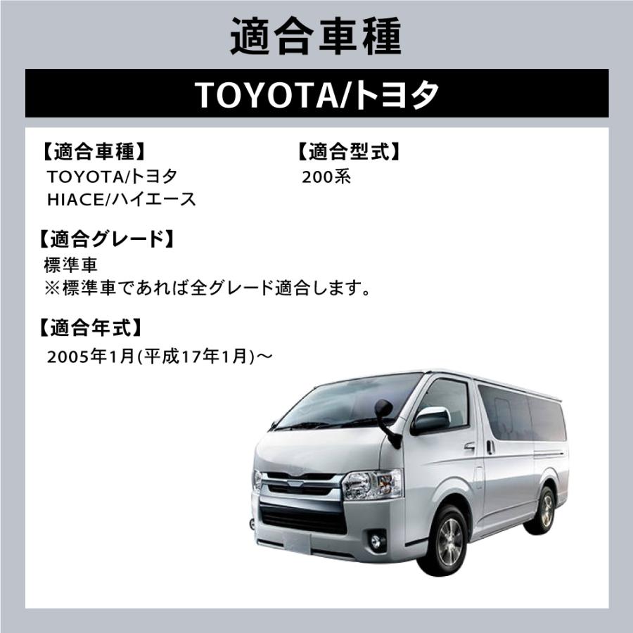 ハイエース 200系 標準ボディ 専用 サンシェード メッシュ ハイエース 200系 標準ボディ 専用 サンシェード メッシュ