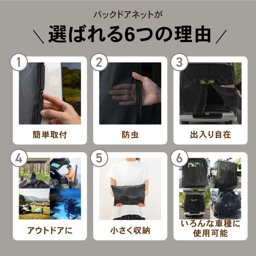 バックドア メッシュネット メッシュカーテン リアゲート 防虫 バックドア メッシュネット メッシュカーテン リアゲート 防虫