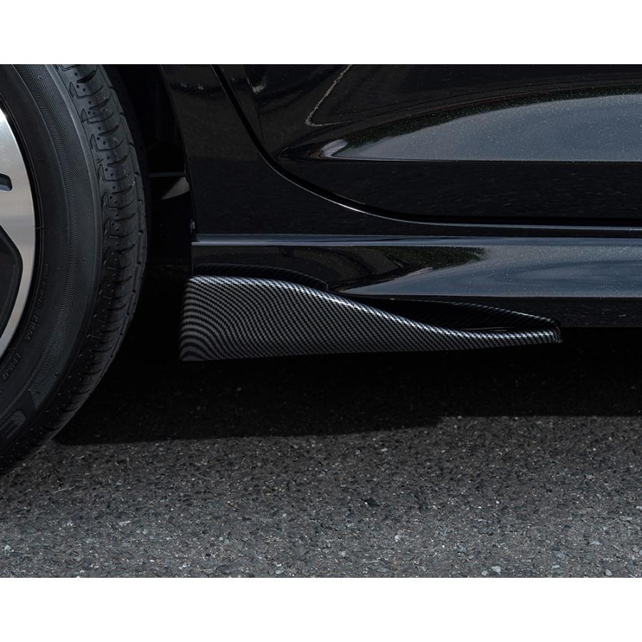 サイドカナード サイド ステップ カナード カーボン ブラック サイド