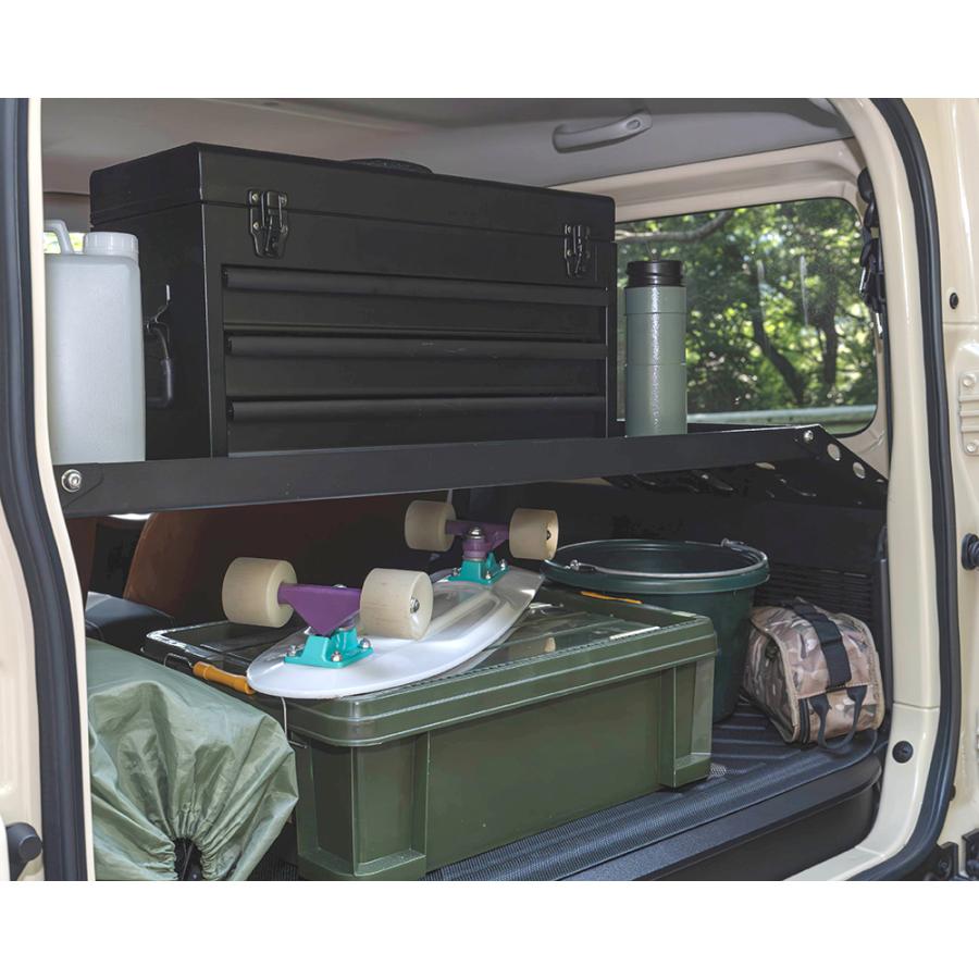 ラゲッジラック BRITPART メッシュラゲッジラック のパーツレビュー