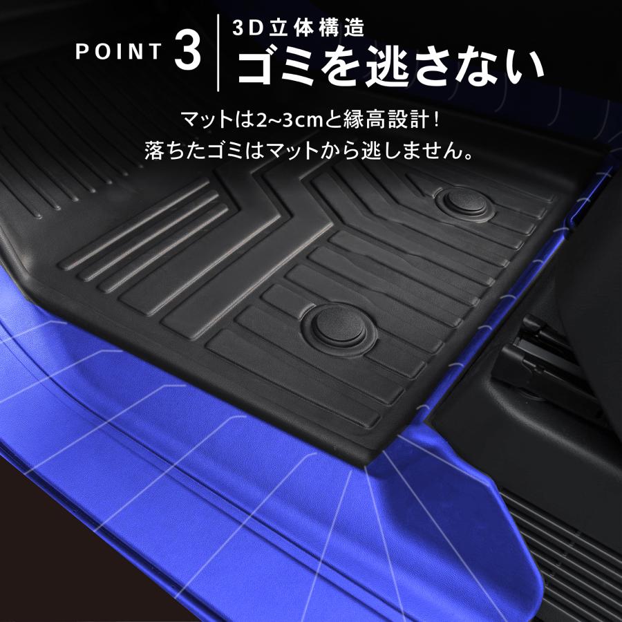 WR-V WRV ラゲッジマット ラゲッジ トランク パーツ 新型 3D 防水 DG5